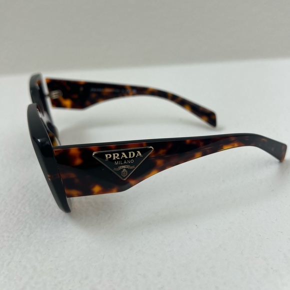 Prada Tortoiseshell Rectangular Sunglasses - Picture 2 of 8